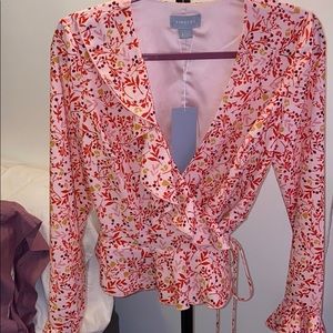 NWT - patterned blouse